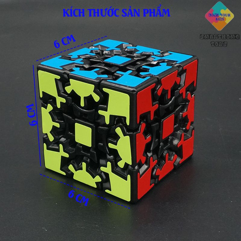 Rubik Biến Thể - Rubik Bánh Răng Cưa 3D Đa Màu Sắc - Đồ Chơi Giải Trí Rèn Luyện Trí Tuệ, Kiên Nhẫn - Smarthome Toys