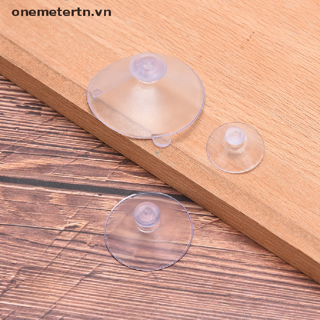 Set 50 Nút Hít Hình Nấm Trong Suốt Trang Trí Đồ Chơi DIY