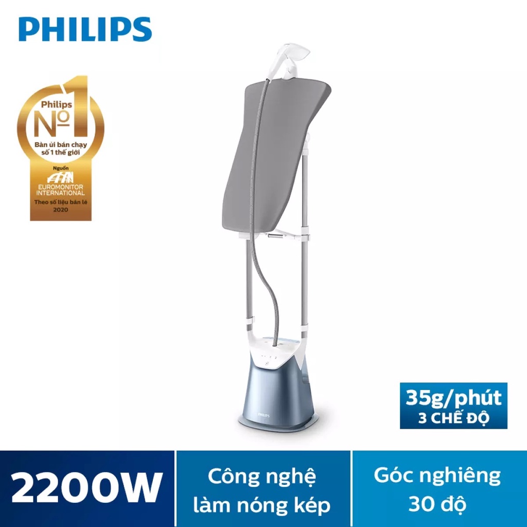 Bàn Ủi Hơi Nước Đứng Philips GC625 ProTouch 2200W - Hàng chính hãng