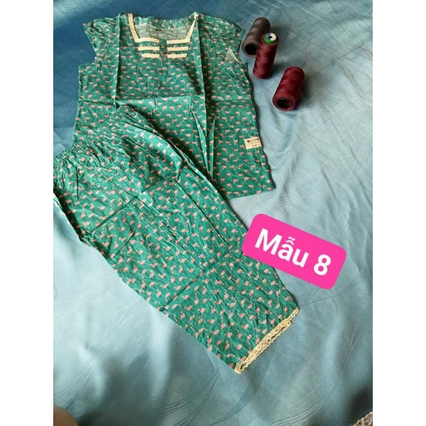 Bộ Lửng Mặc Nhà Kate Thô Hàn Mát Xinh Trẻ Trung