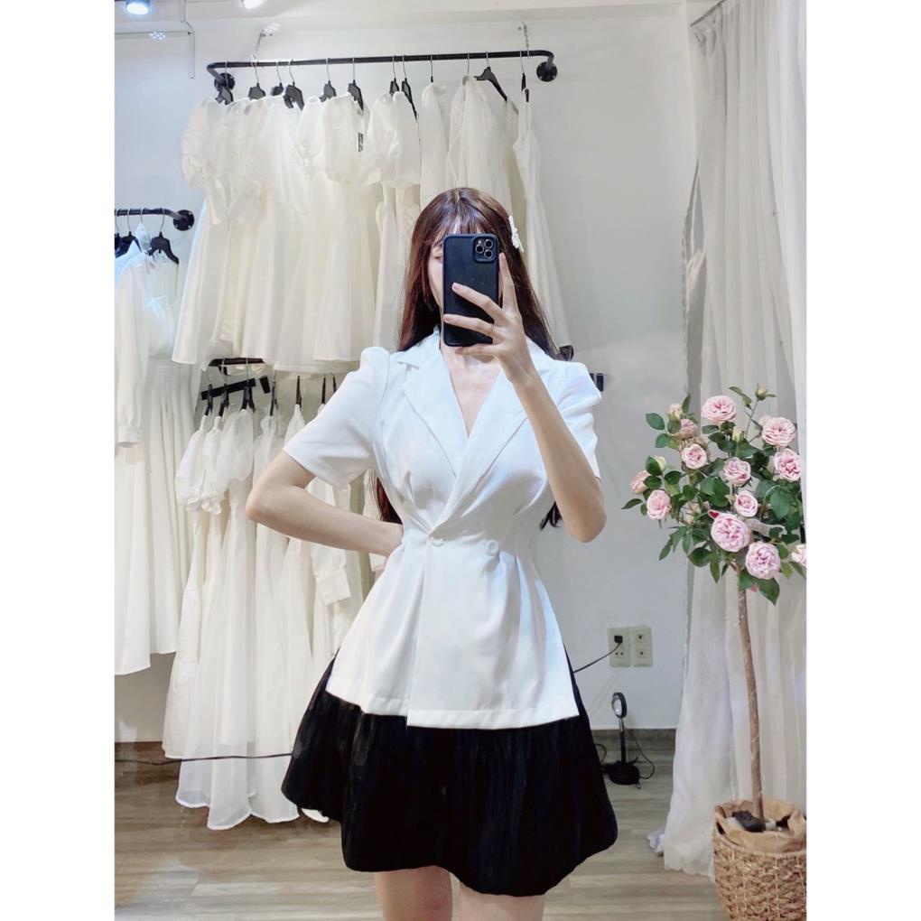 Sét Áo Vest + Chân Váy Xòe Xinh Xắn ( Kèm ảnh thật shop chụp) - YUME Y0233