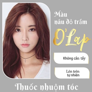 Thuốc nhuộm tóc nâu đỏ trầm không tẩy tại nhà chính hãng OLAP OL51