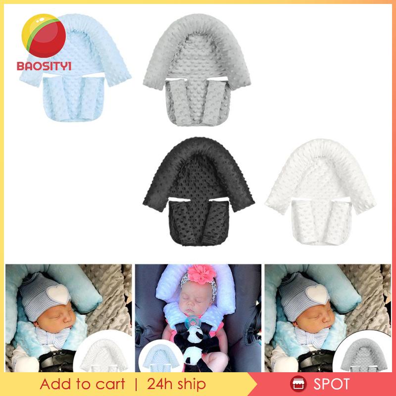 Gối Hỗ Trợ Cổ Cho Xe Đẩy Em Bé (Màu Trắng)
