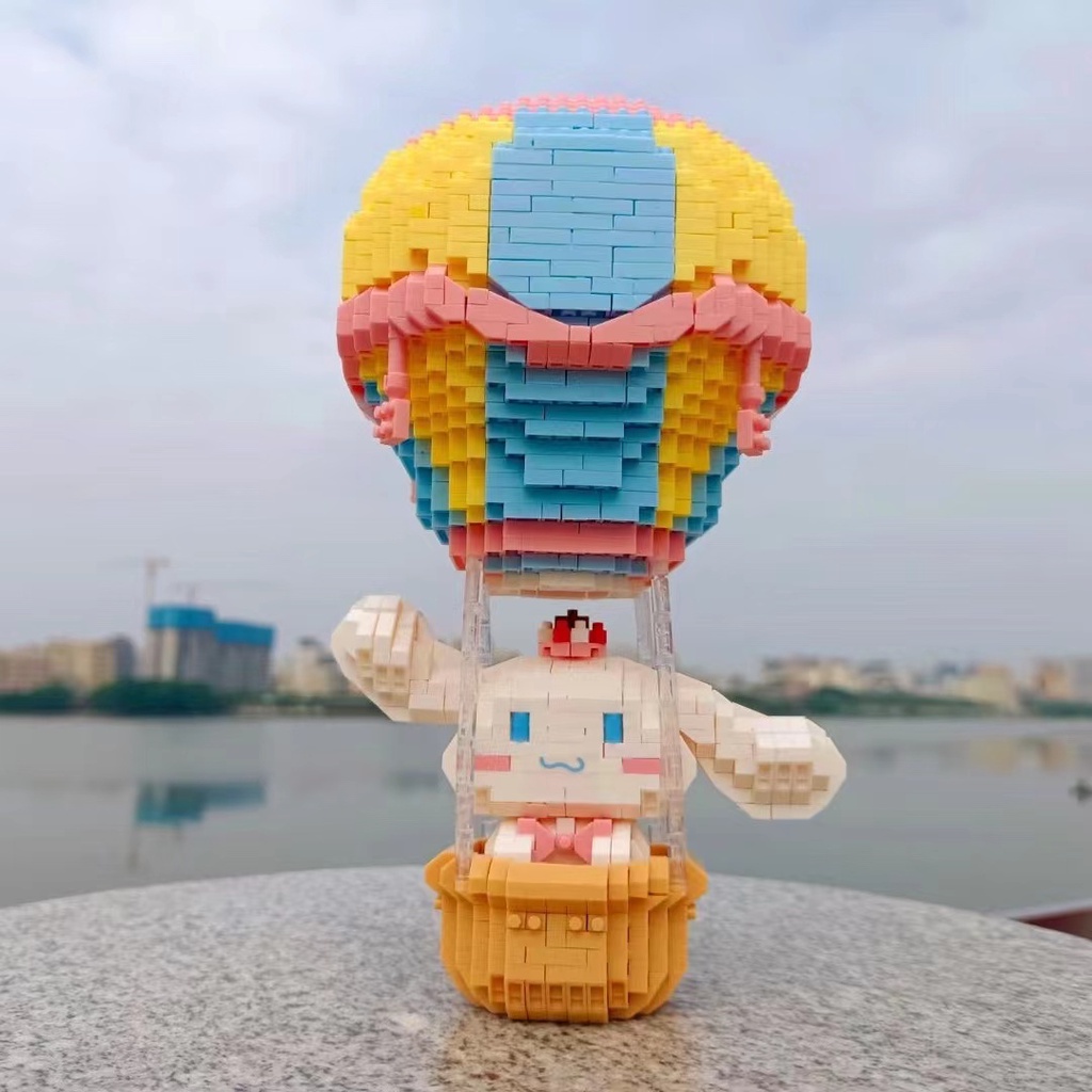Bộ Đồ Chơi Xếp Hình Khinh Khí Cầu Mini Sáng Tạo Cho Bé