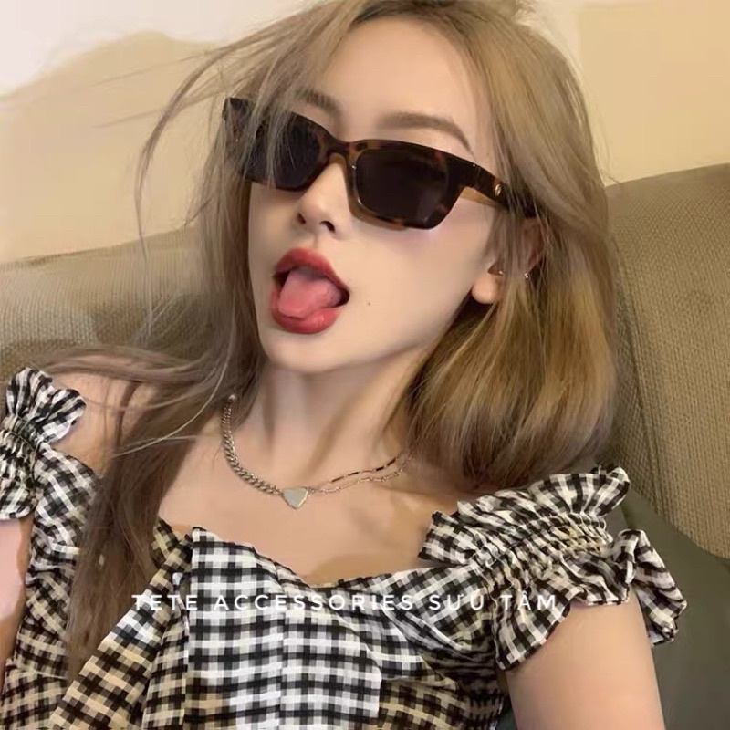 Kính thời trang nam nữ hiện đại🔻Kín râm mát da beo