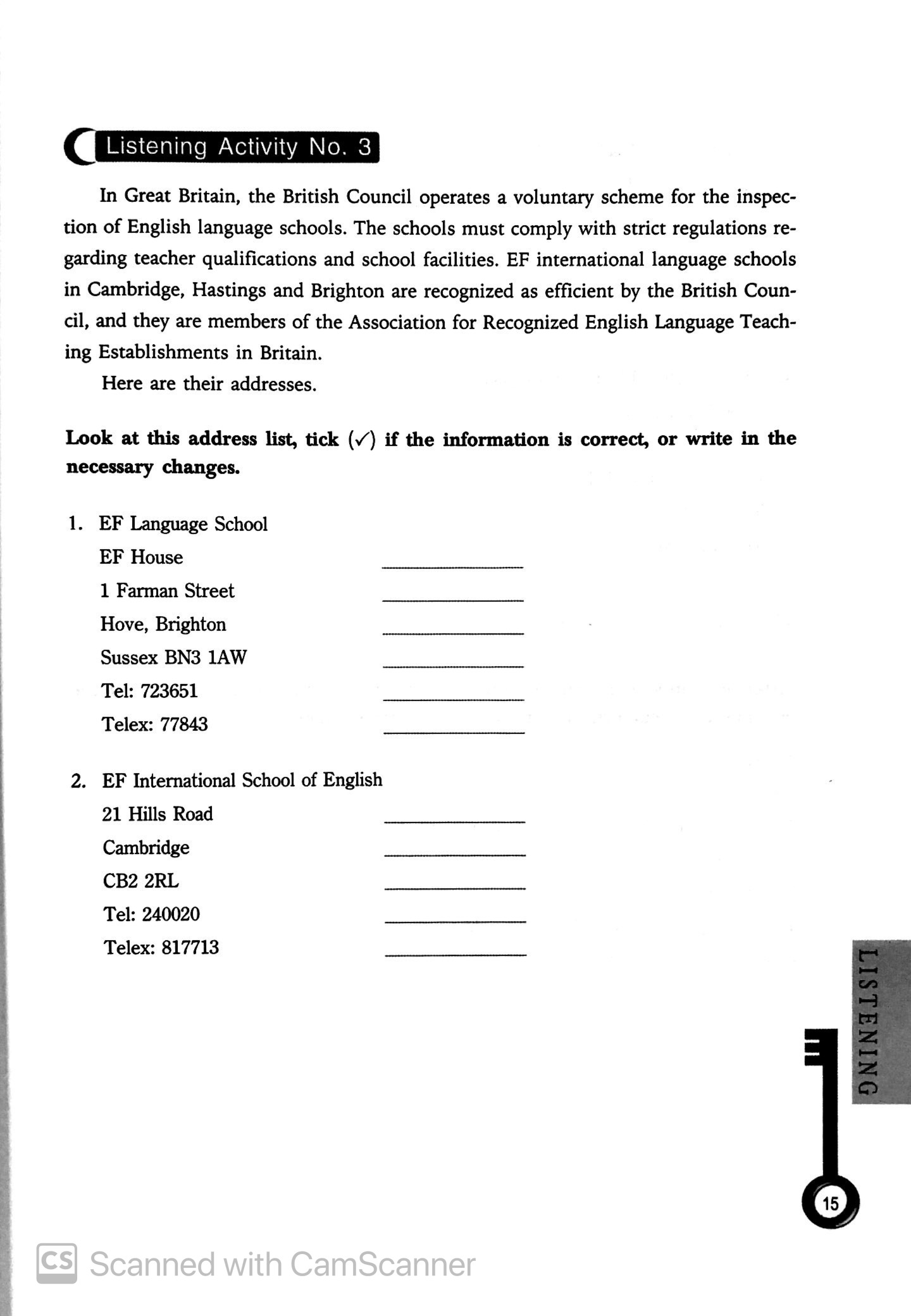 Sách Ielts Listening Strategies For The Ielts Test