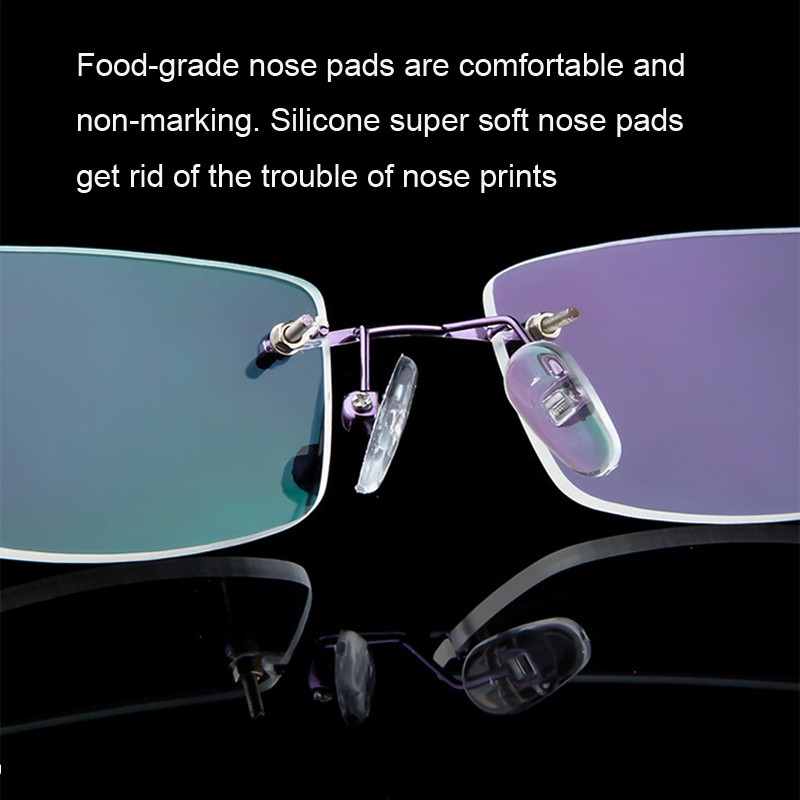 Mắt Kính Không Gọng Bằng Titan Linh Hoạt Siêu Nhẹ