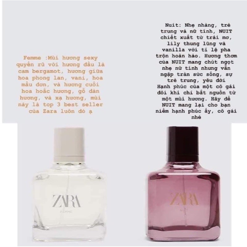 nước hoa zara auth ( hàng sẵn )