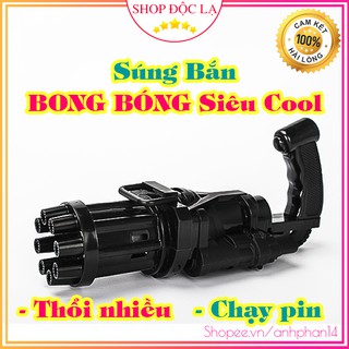 [GIAO NGAY] Súng Bắn Bong Bóng Xà Phòng / Máy Thổi Ra Nhiều Bong Bóng Xà Phòng Chạy Pin Đồ Chơi CHÍNH HÃNG