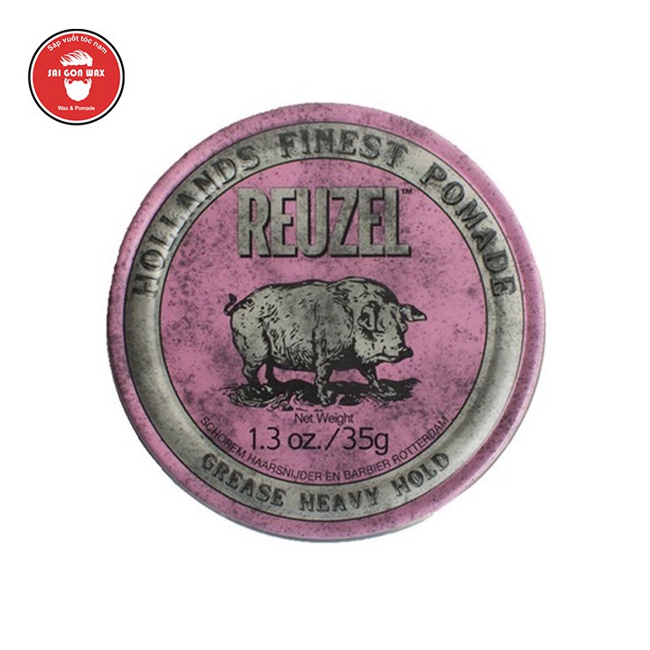 Sáp vuốt tóc Reuzel Pink Pomade - hồng