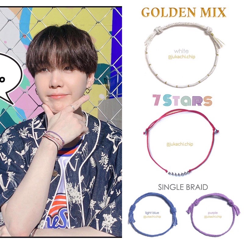 Vòng tay 7 Stars Cheap moment with SUGA & RM BTS