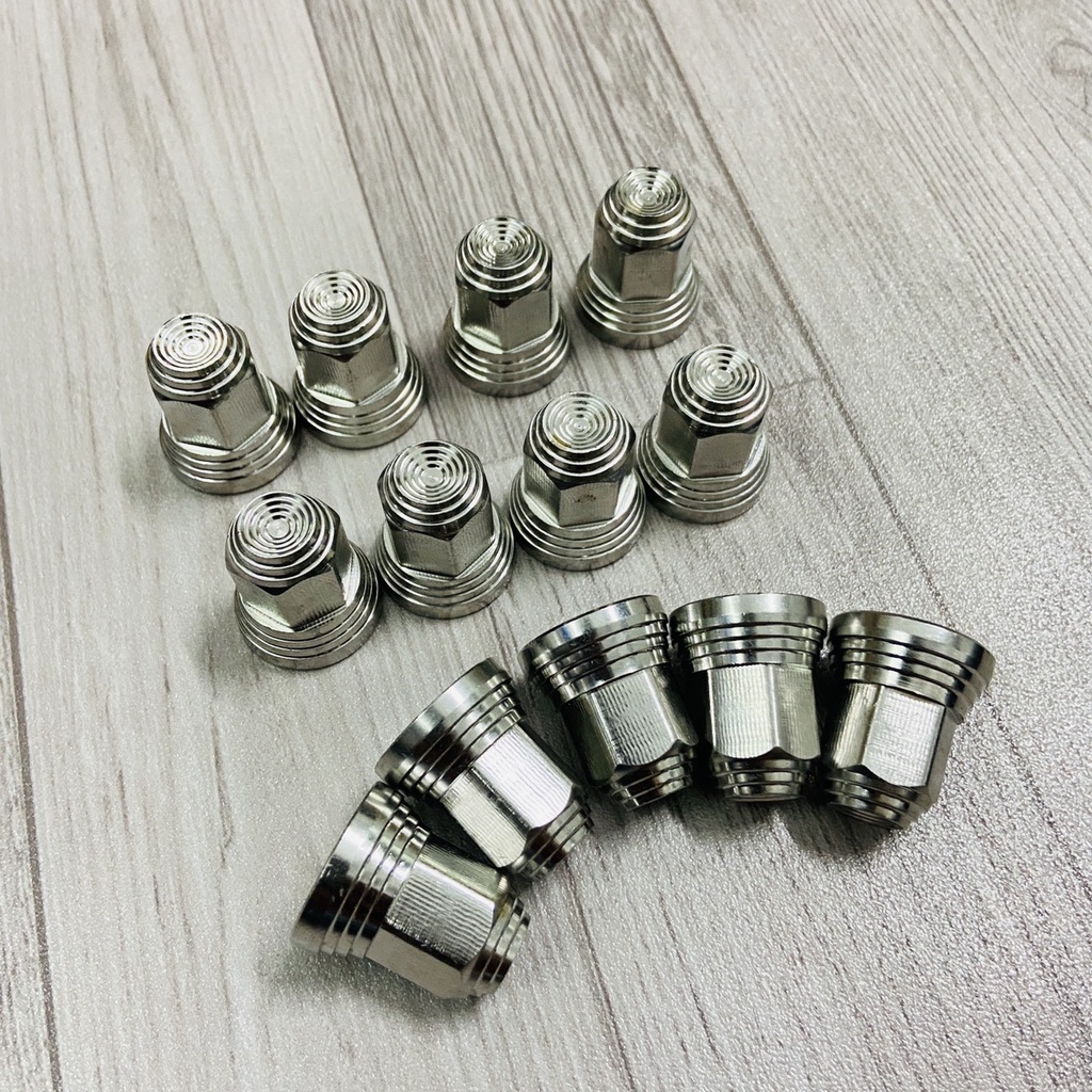 (CHUYÊN ỐC KIỂU XE MÁY) TÁN INOX 304 ĐẦU BÍT 10LY MẪU THÁI VÀNH GẮN CỐT GẤP