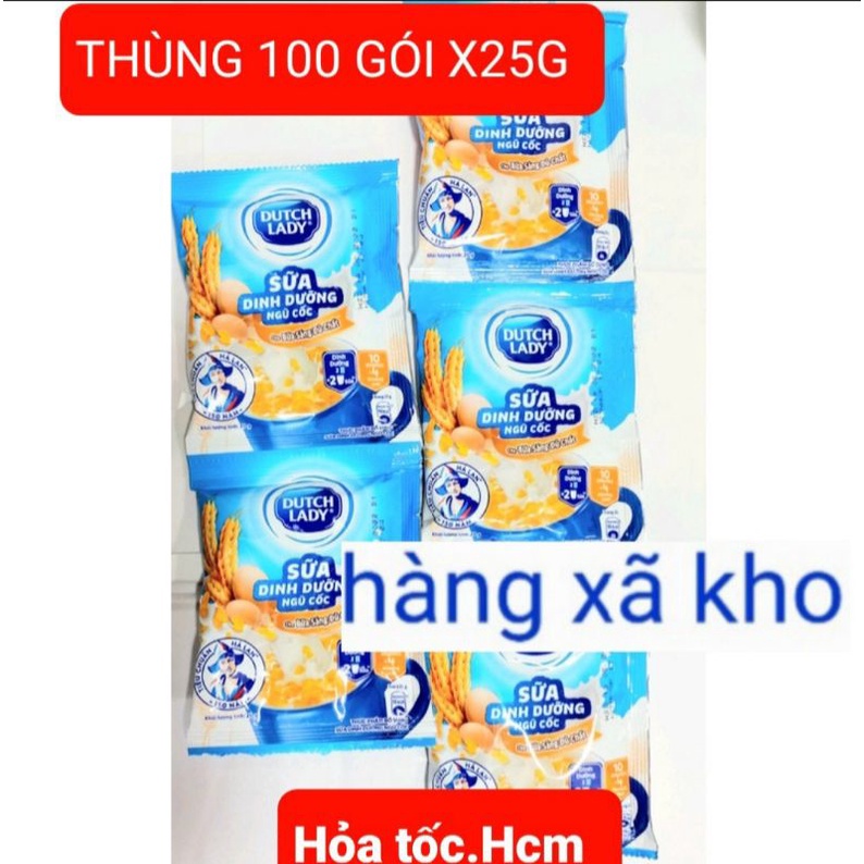 thùng 100 gói sữa ngũ cốc dutch lady cô gái hà lan . indonesia.9/6/2022