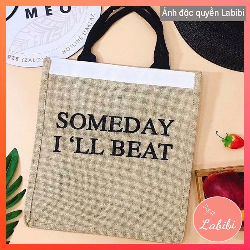 Túi Cói Du Lịch Someday, Túi Đi Biển Tiện Lợi Thời Trang Mùa Hè, Labibi