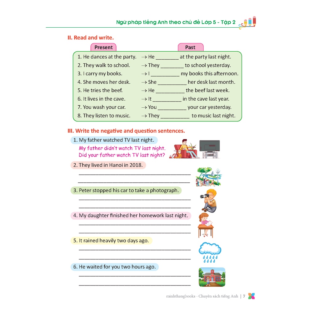 Sách - Ngữ pháp tiếng anh theo chủ đề lớp 5 tập 2