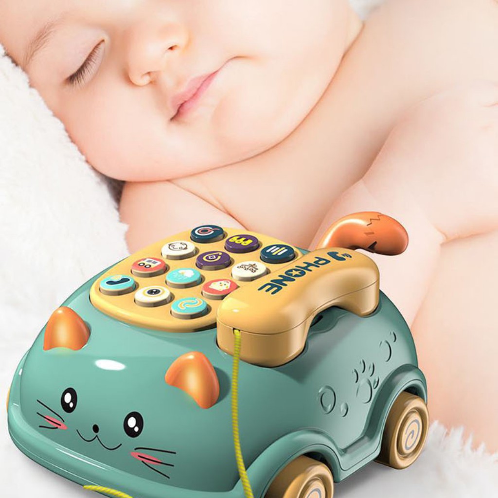 Điện thoai ô tô đồ chơi cho bé ⚡ An Toàn ⚡ Đồ chơi thông minh