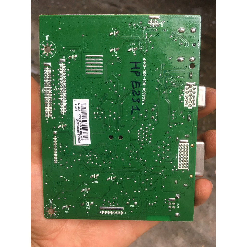 mạch tín hiệu màn hình  HP EliteDisplay E231 24" inch board signal giải mã, cpu g620