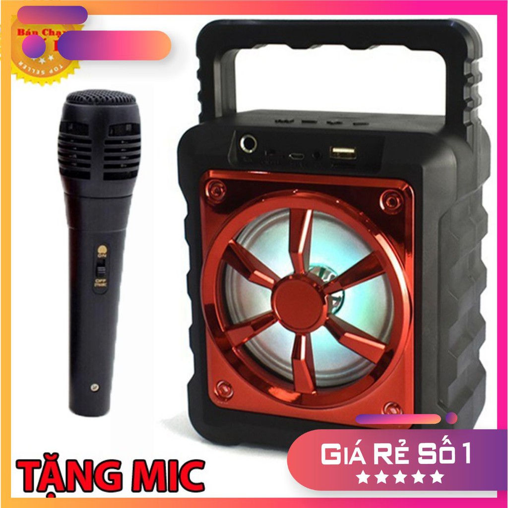 🌻🌟[FREESHIP]  Loa Kẹo Kéo Karaoke Bluetooth Mini KTS 106 TẶNG KÈM MICRO - Tiện lợi - Âm to - Cực đã [GIÁ RẺ]🌻🌟