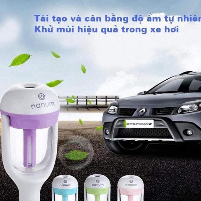 Máy Phun Sương Tinh Dầu Ô tô Khử Mùi Hôi Trên Xe Nanum