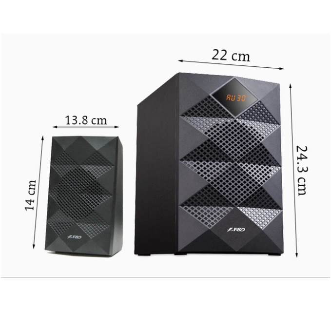 Loa Vi Tính Fenda A180X 2.1 Có điều khiển, Kết nối Bluetooth, Âm thanh sống động HD