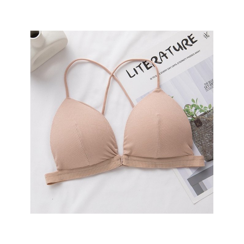 Áo bra 2 Dây sợi mảnh cài trước - Bra24