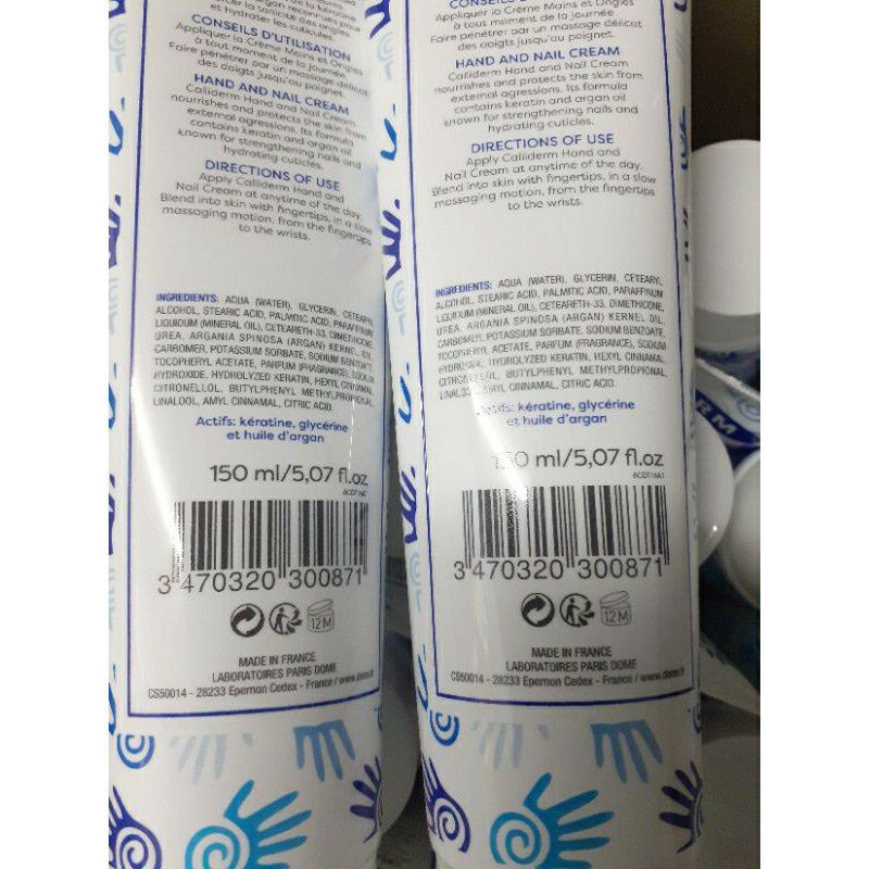 Kem Dưỡng Tay Calliderm 150ml hàng pháp