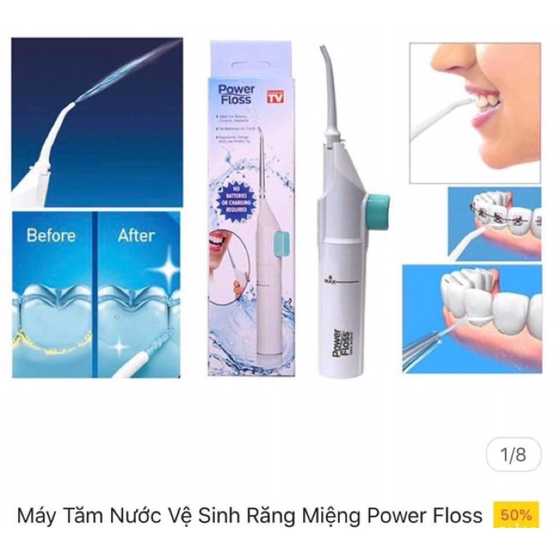 Máy tăm nước xịt vệ sinh răng miệng mini
