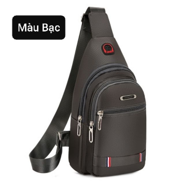 Túi Đeo Chéo Nam Nữ Vải Dù Canvas Chống Nước Cao Cấp Có Lỗ Tai Nghe - M14