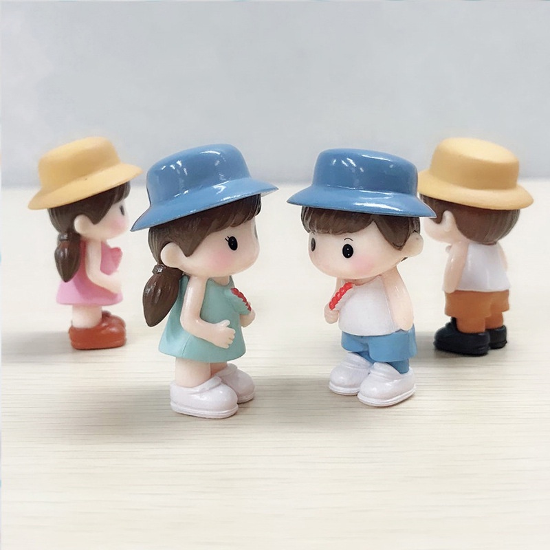 Trang Trí Ô Tô Bàn Làm Việc Phòng Khách Cặp Đôi Học Sinh Siêu Cute - Phụ Kiện Decor Xe Hơi Hitechlife Cao Cấp Giá Rẻ