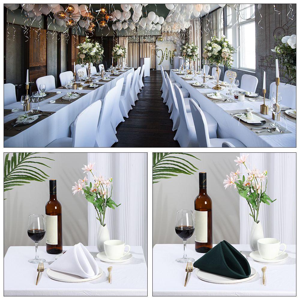 CONOPERY Khăn Trải Bàn Mềm Mại Giặt Được Chuyên Dùng Cho Tiệc Cưới