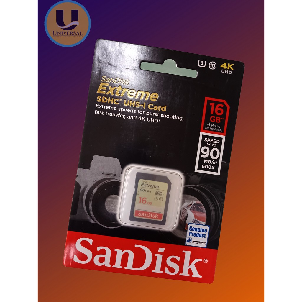 Thẻ Nhớ Sandisk Sd 90mb / S 16gb & 32 Gb Sandisk | BigBuy360 - bigbuy360.vn