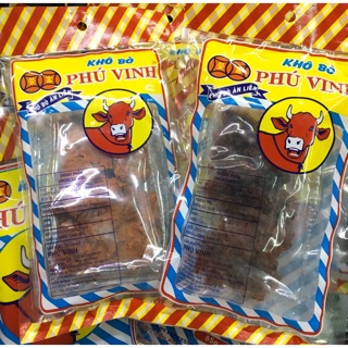 Khô bò phú vinh 85gr