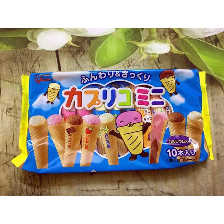 Bánh que kem Ốc quế Glico cho bé trên 1 tuổi Nhật Bản