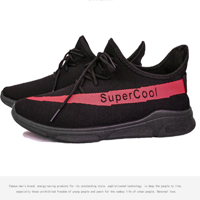Giày Nam Sneaker Thể Thao SPISO A15 Dáng Mới trẻ trung năng động màu đen