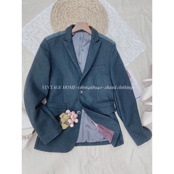 /Áo vest nữ dáng ngắn hàng dạ handmade có mác hiệu,lên phom chuẩn