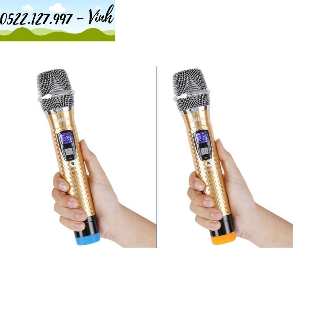 Micro không dây Dalton kim cương dành cho các dòng loa kéo dalton  - Hàng chính hãng - Gia Khang Shop