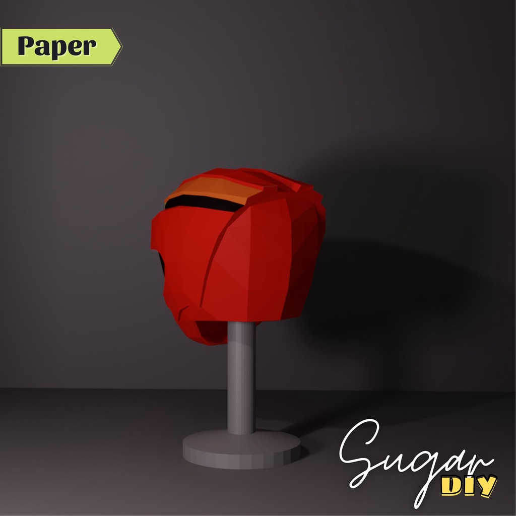 Mũ GAO RED - Mô hình giấy