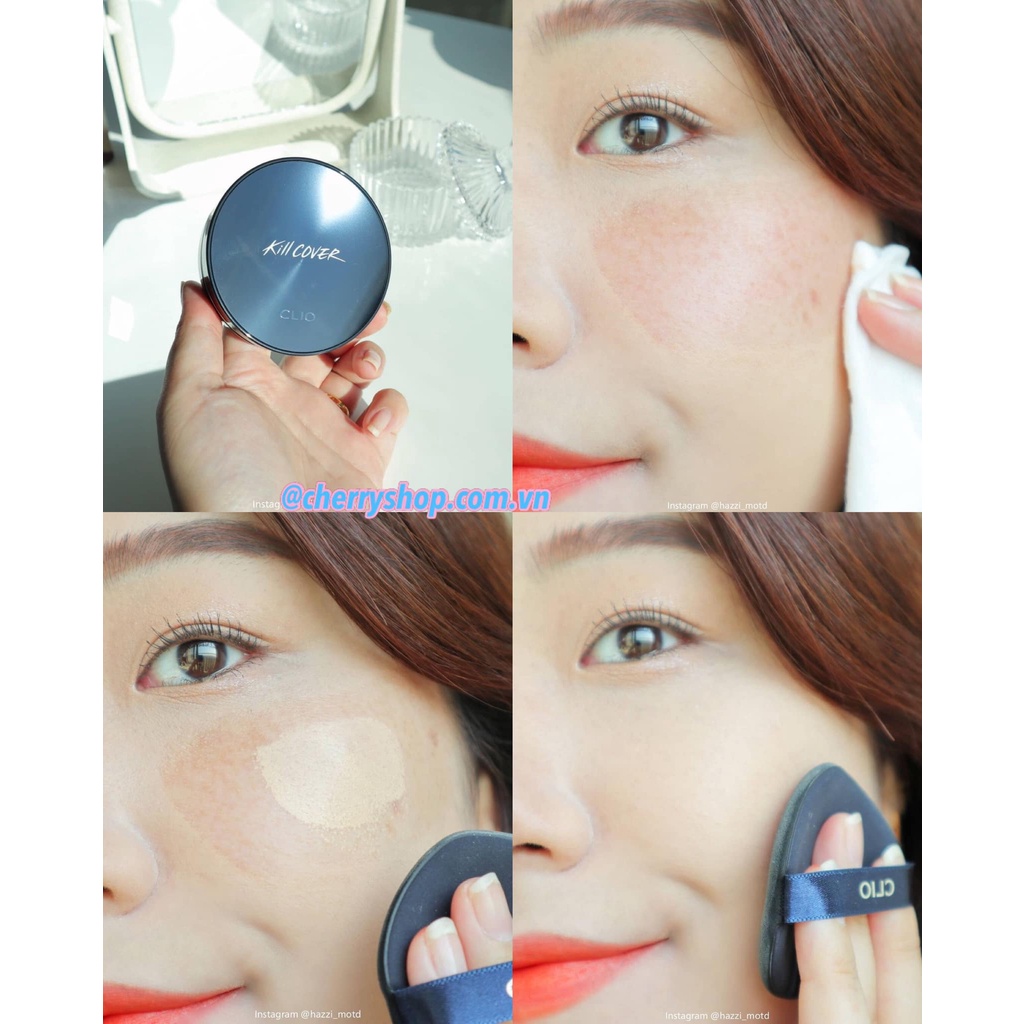 Set phấn nước Clio Kill Cover Founwear Cushion All New olive young #3