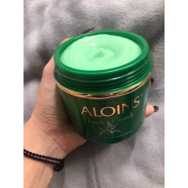 Kem lô hội dưỡng da Aloins Eaude Cream S, dưỡng ẩm, trắng hồng toàn thân Nhật Bản - Lọ 185g