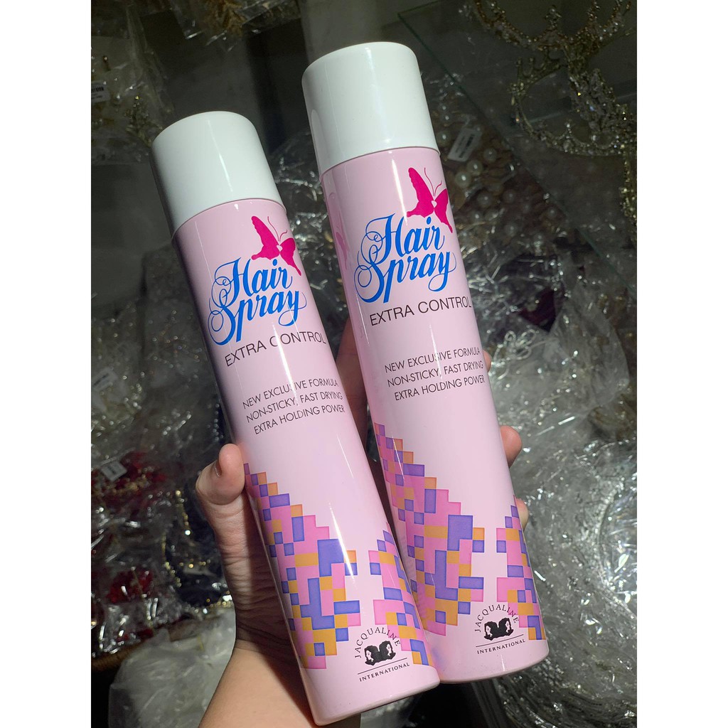 Gôm xịt tóc JACQUELINE hồng ( gôm mềm )