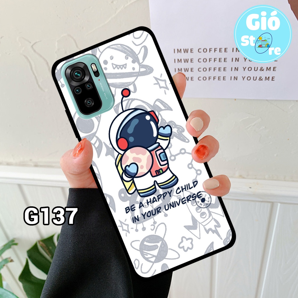 Ốp lưng XIAOMI REDMI NOTE 10 4G/ NOTE 10 5G/ NOTE 10S/ NOTE 10 PRO in hình phi hành gia đáng yêu,lưng nhựa cứng viền dẻo