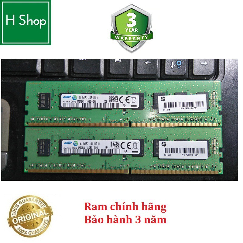 Ram DDR4 (PC4) 16gb, 8gb, 4gb bus 2666, 2400 và 2133, ram zin máy đồng bộ siêu bên và ổn định, bảo hành 3 năm