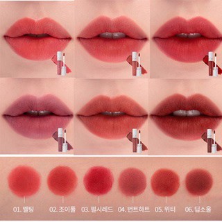 Son Kem Lì Romand Zero Velvet Tint