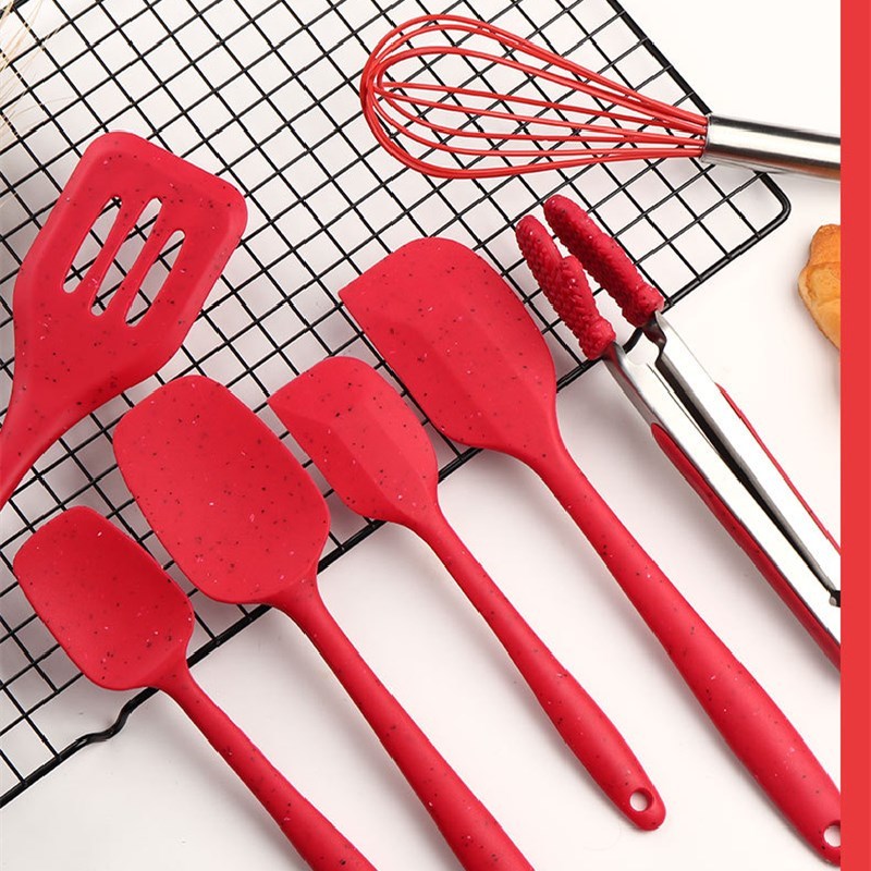 Giá Để Dụng Cụ Làm Bếp Bằng Silicon Hình Bông Tuyết Sáng Tạo