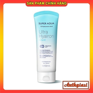 Gel tẩy da chết Missha Super Aqua Peeling Ultra Hyalron dịu nhẹ an toàn với mọi loại da TDC 100ml