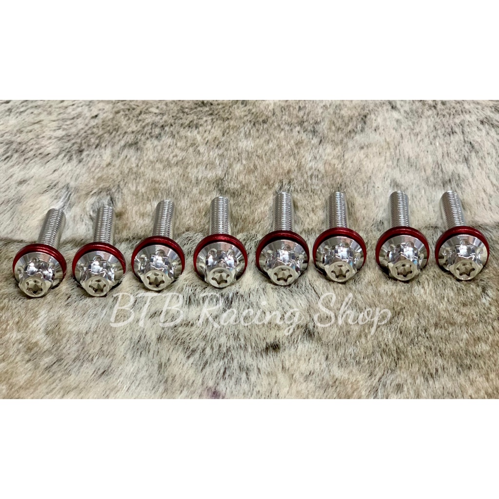Long đền nhôm 6li trơn 3 màu gắn lốc máy cho mọi dòng xe