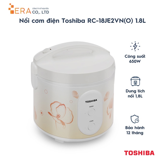 Nồi cơm điện Toshiba RC-18JE2VN(O) 1.8L