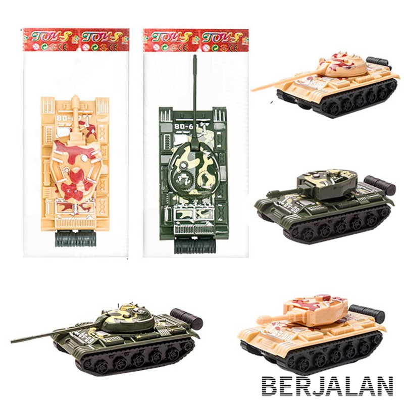 Xe tăng mini đồ chơi lên dây cót BT5 để bàn trang trí sinh nhật làm quà tặng dành cho trẻ em