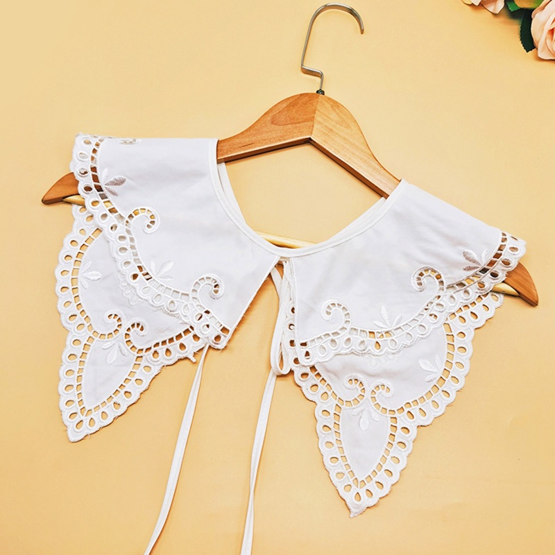 Cổ Áo Giả Thêu Họa Tiết Phong Cách Hanfu Cổ Điển