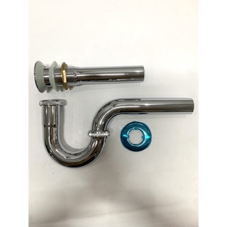 Xi Phông xả thoát nước chậu rửa lavabo inox + đồng